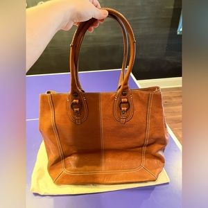 Banana Republic leather tote